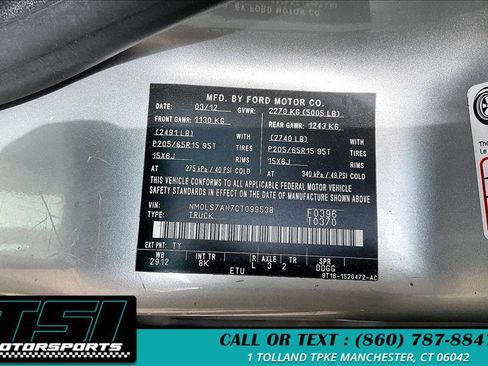 Used 2012 Ford Transit Connect XL FWD image 3