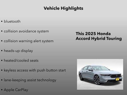 New 2025 Honda Accord Touring image 10