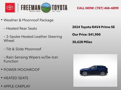 Used 2024 Toyota RAV4 SE w/ Weather & Moonroof Package AWD/4WD image 5