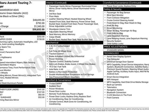 Certified 2024 Subaru Ascent Touring image 10