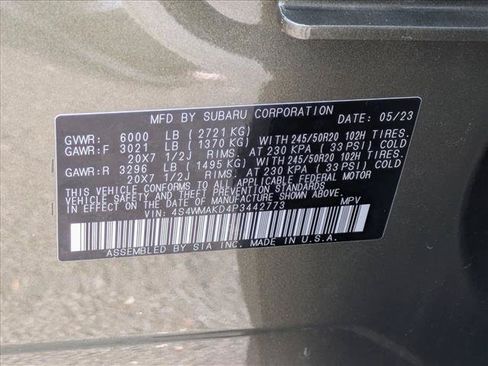 Used 2023 Subaru Ascent Onyx Edition Limited AWD/4WD image 28