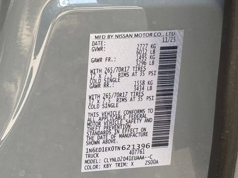 Used 2026 Nissan Frontier PRO-4X AWD/4WD image 21