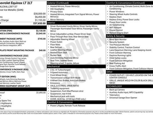 Used 2020 Chevrolet Equinox LT w/ Sport Edition FWD image 6