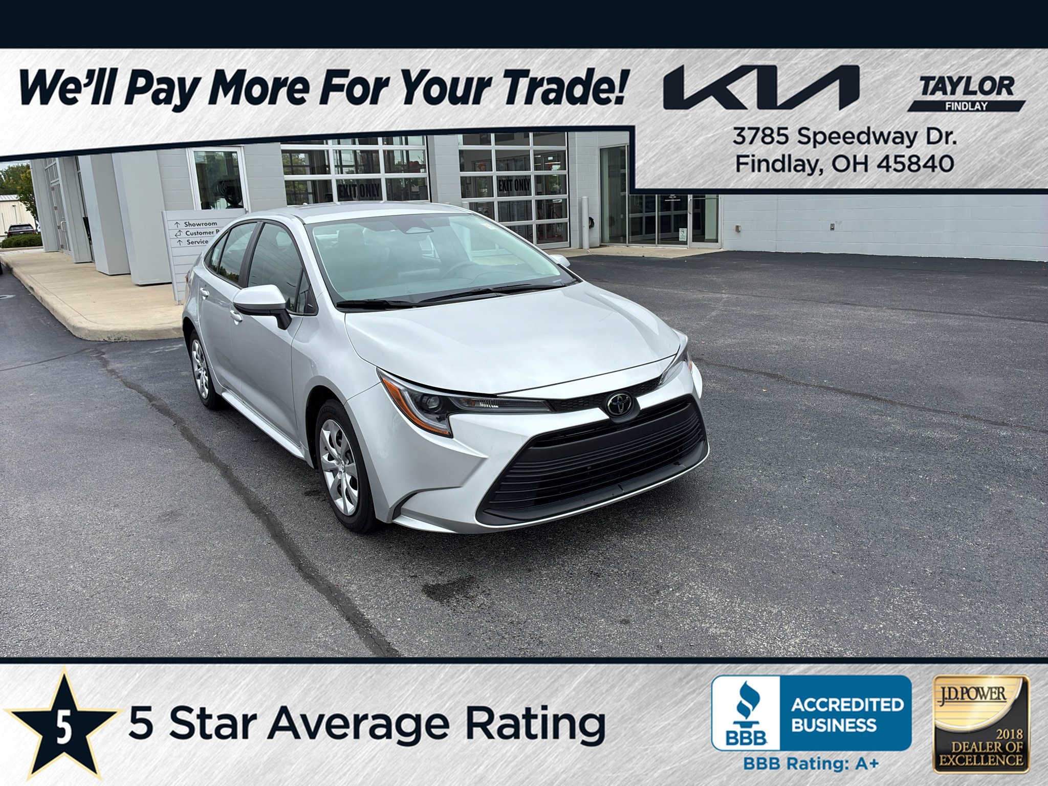 Used 2025 Toyota Corolla LE FWD image 1