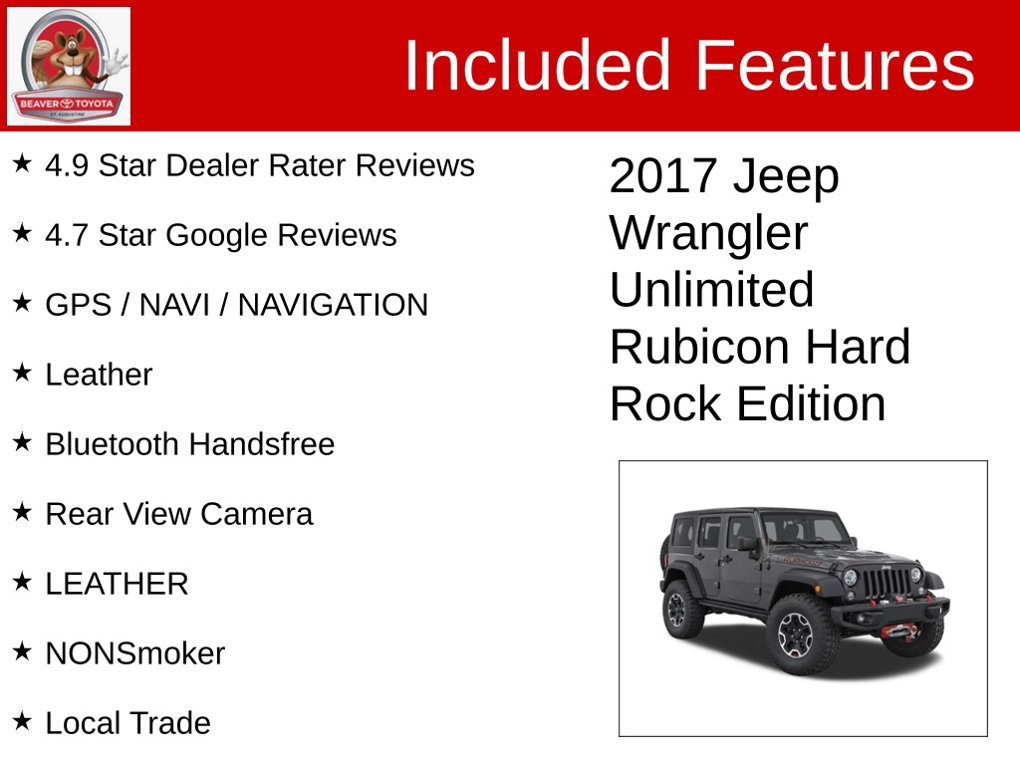 Used 2017 Jeep Wrangler Unlimited Rubicon AWD/4WD image 4