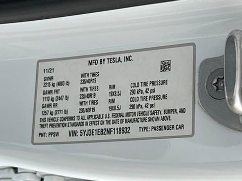 Used 2022 Tesla Model 3 Long Range image 38