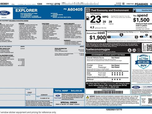 Used 2023 Ford Explorer XLT w/ Equipment Group 202A image 2