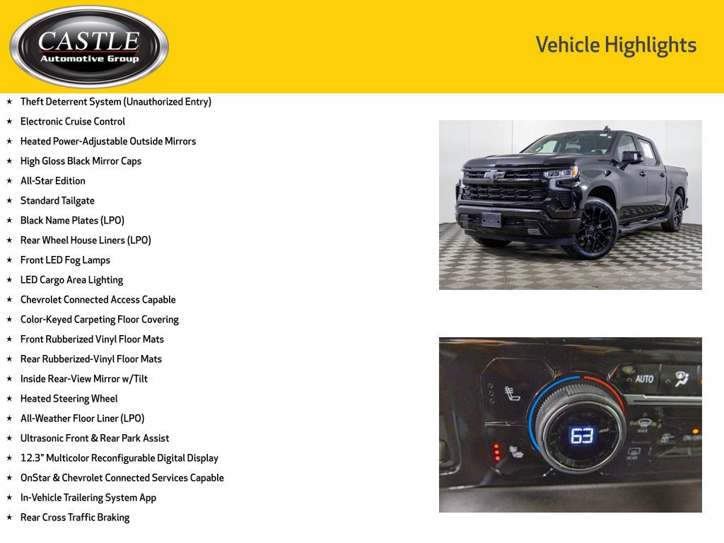 Used 2024 Chevrolet Silverado 1500 RST w/ Convenience Package II AWD/4WD image 24
