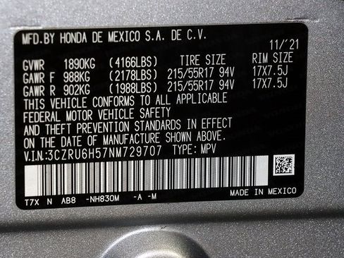 Used 2022 Honda HR-V EX image 36