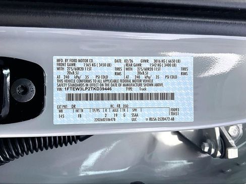 New 2026 Ford F150 XLT w/ Equipment Group 302A MID image 12