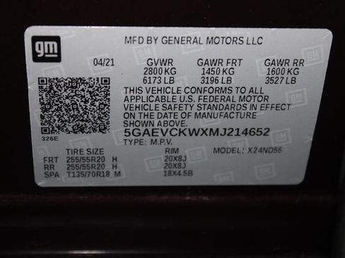 Used 2021 Buick Enclave Avenir w/ Avenir Technology Package AWD/4WD image 54