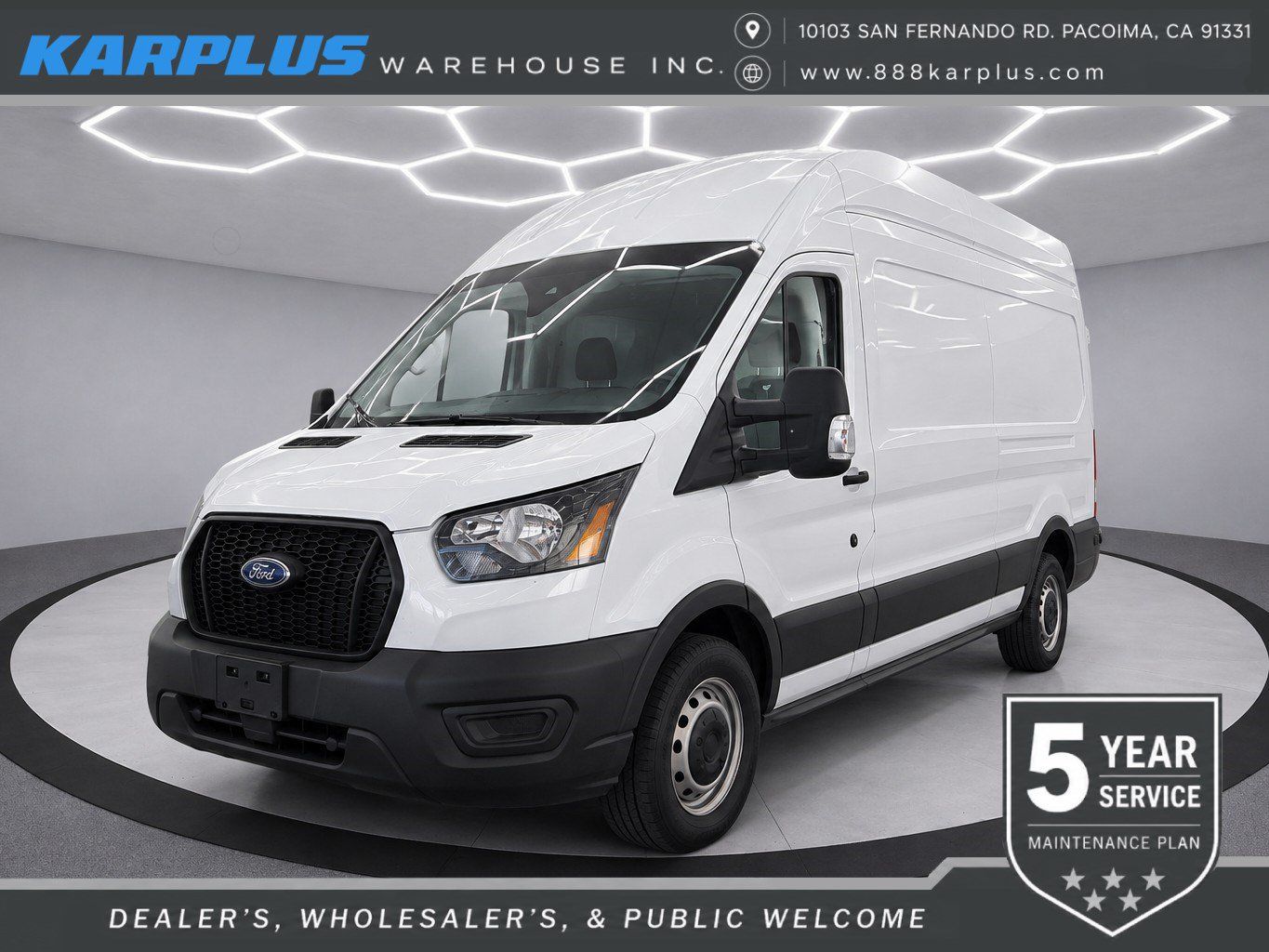 Used 2022 Ford Transit 350 148 High Roof Extended RWD image 1