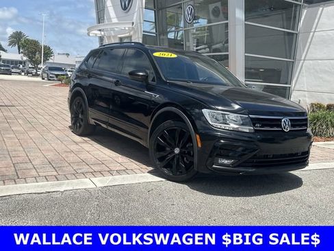 Certified 2021 Volkswagen Tiguan SE R-Line FWD image 2
