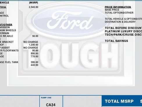 Used 2016 Ford F150 Platinum w/ Equipment Group 701A Luxury image 35