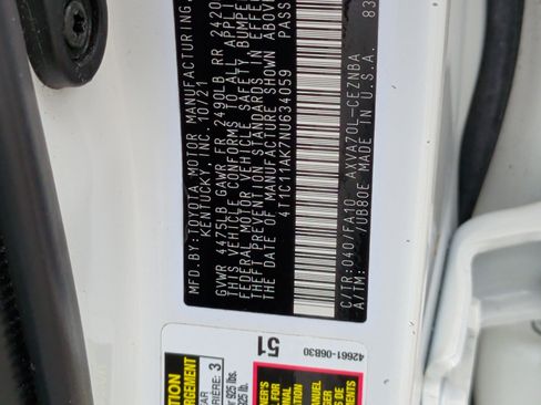 Used 2022 Toyota Camry LE image 34