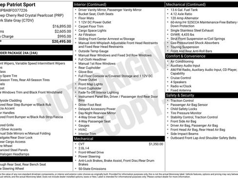 Used 2015 Jeep Patriot Sport FWD image 3