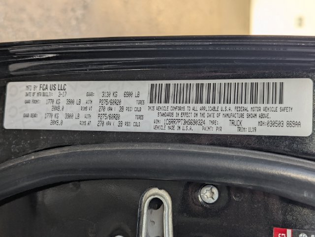 Used 2017 RAM 1500 Limited AWD/4WD image 28