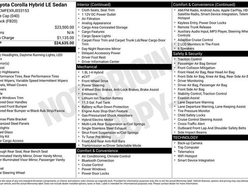 Used 2024 Toyota Corolla LE image 17