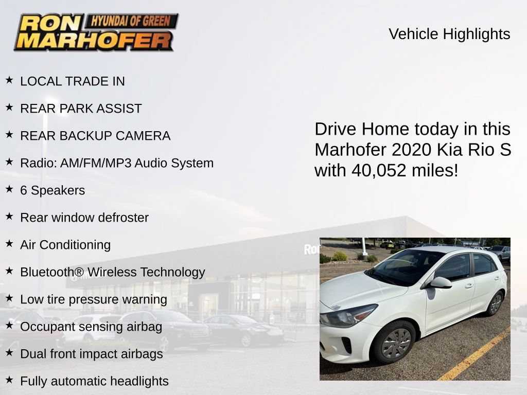 Used 2020 Kia Rio S FWD image 9