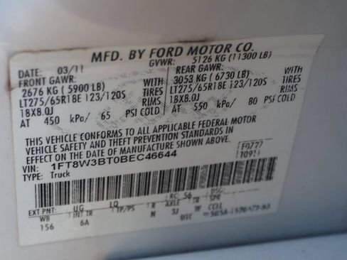 Used 2011 Ford F350 Lariat w/ Lariat Ultimate Pkg AWD/4WD image 25