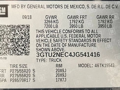 Used 2018 GMC Sierra 1500 SLT AWD/4WD image 60
