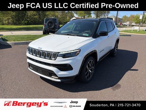Certified 2025 Jeep Compass Limited w/ Elite Group AWD/4WD image 1
