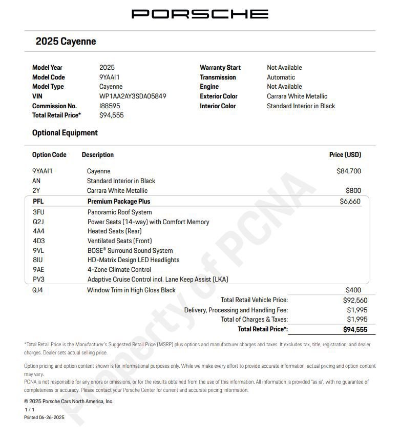 Certified 2025 Porsche Cayenne AWD/4WD image 6