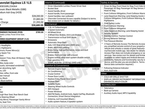 Used 2024 Chevrolet Equinox LS w/ LS Convenience Package AWD/4WD image 3