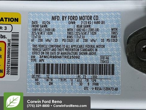 New 2026 Ford Bronco Sport Big Bend AWD/4WD image 31