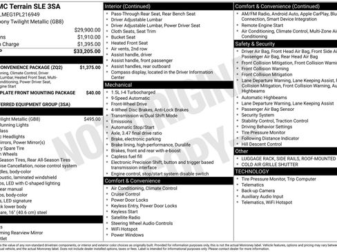 Used 2023 GMC Terrain SLE w/ Driver Convenience Package FWD image 4