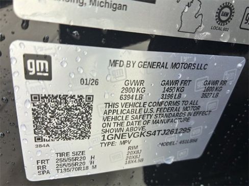 New 2026 Chevrolet Traverse LT w/ Midnight/Sport Edition image 15