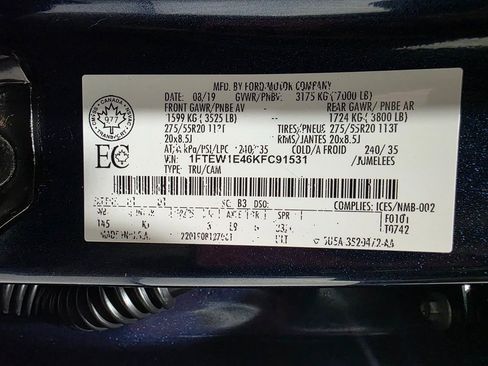 Used 2019 Ford F150 King Ranch w/ Equipment Group 601A Luxury image 47