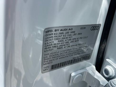 Certified 2026 Audi SQ5 Premium Plus AWD/4WD image 35