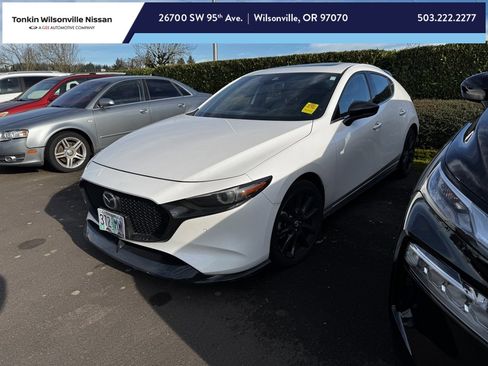 Used 2021 MAZDA MAZDA3 Hatchback w/Premium Plus Pkg image 1