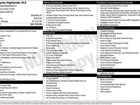 Used 2021 Toyota Highlander XLE FWD image 7