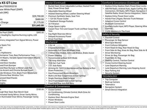 New 2025 Kia K5 GT-Line image 4
