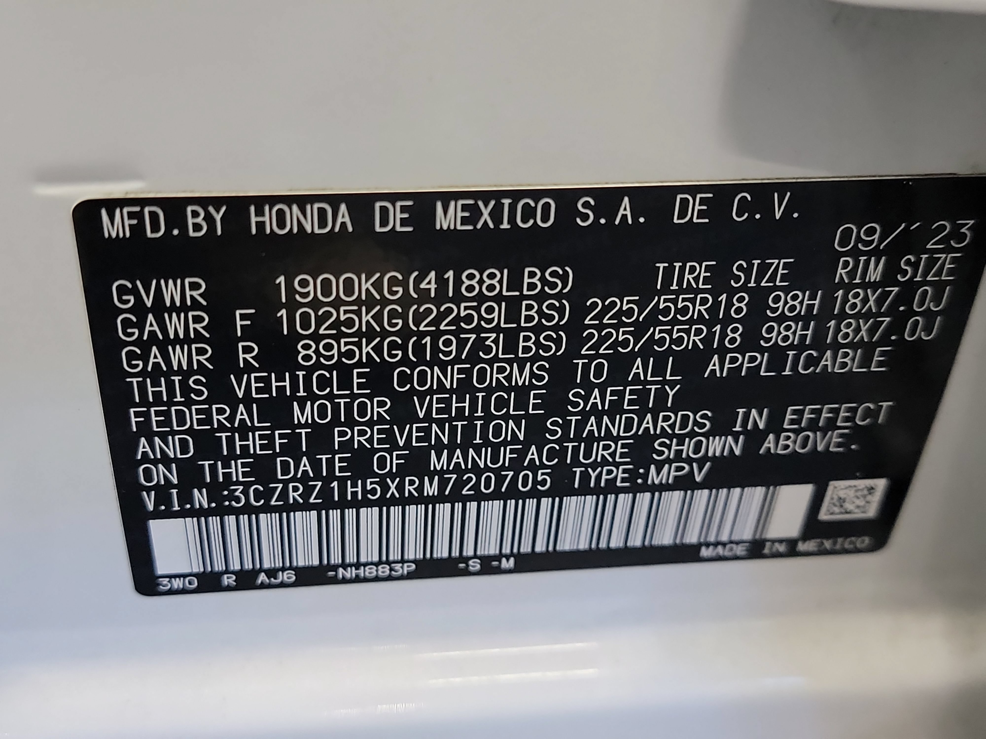 Used 2024 Honda HR-V Sport image 32