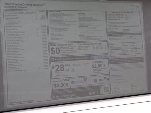 Used 2025 BMW X1 xDrive28i w/ Technology Package image 14