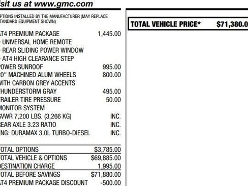 Used 2024 GMC Sierra 1500 AT4 w/ AT4 Premium Package image 2