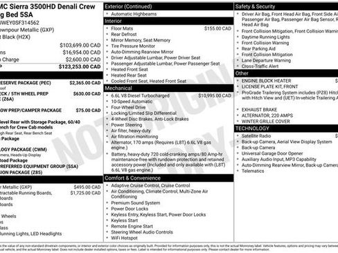 Used 2025 GMC Sierra 3500 Denali w/ Denali Reserve Package image 1