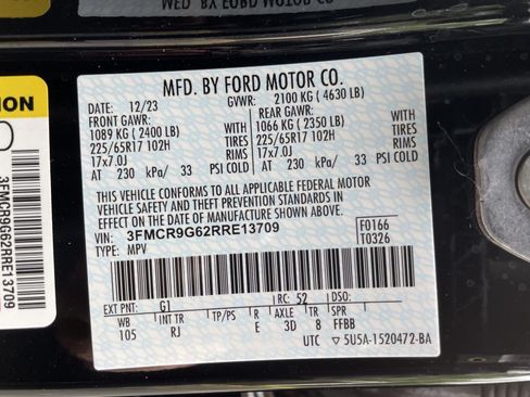 Used 2024 Ford Bronco Sport Heritage w/ Heritage Convenience Package AWD/4WD image 12