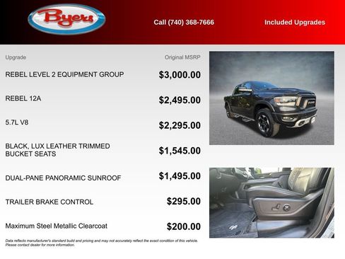 Used 2021 RAM 1500 Rebel w/ Rebel Level 2 Equipment Group AWD/4WD image 5