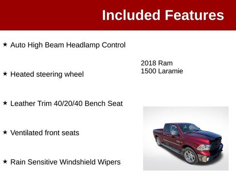 Used 2018 RAM 1500 Laramie w/ Convenience Group AWD/4WD image 4