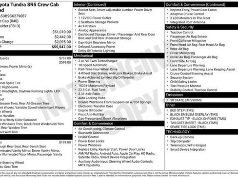 New 2025 Toyota Tundra SR5 image 24
