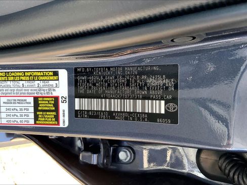 New 2026 Toyota Camry SE FWD image 19