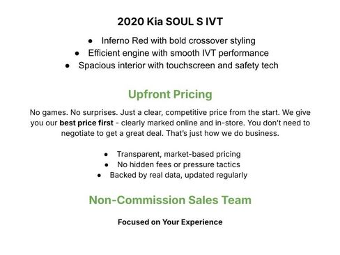 Used 2020 Kia Soul S FWD image 3