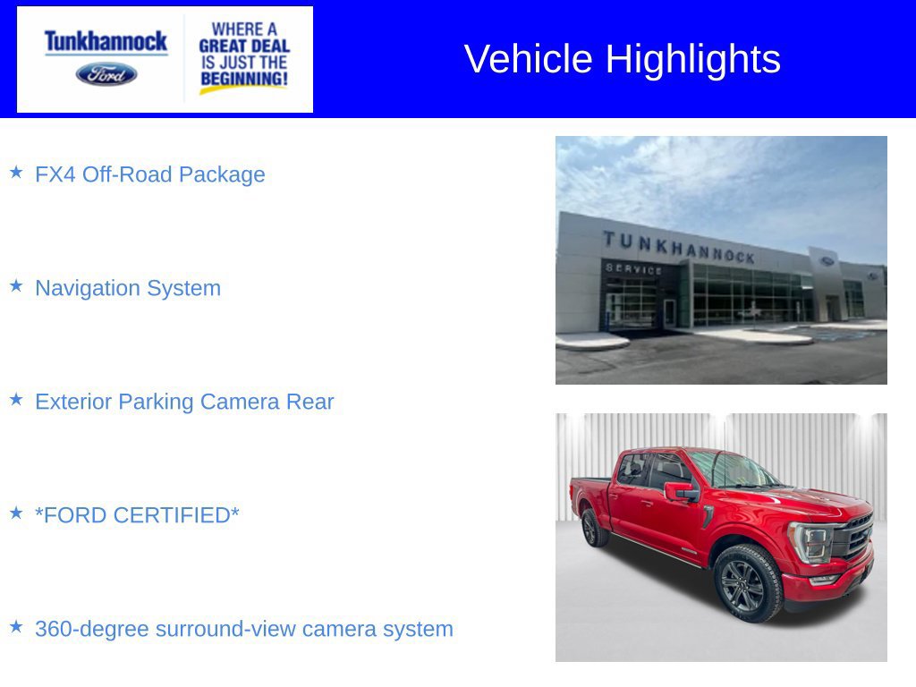 Certified 2023 Ford F150 Lariat w/ Equipment Group 502A High AWD/4WD image 6