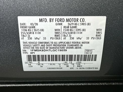 Certified 2020 Ford Explorer XLT w/ Equipment Group 202A AWD/4WD image 21