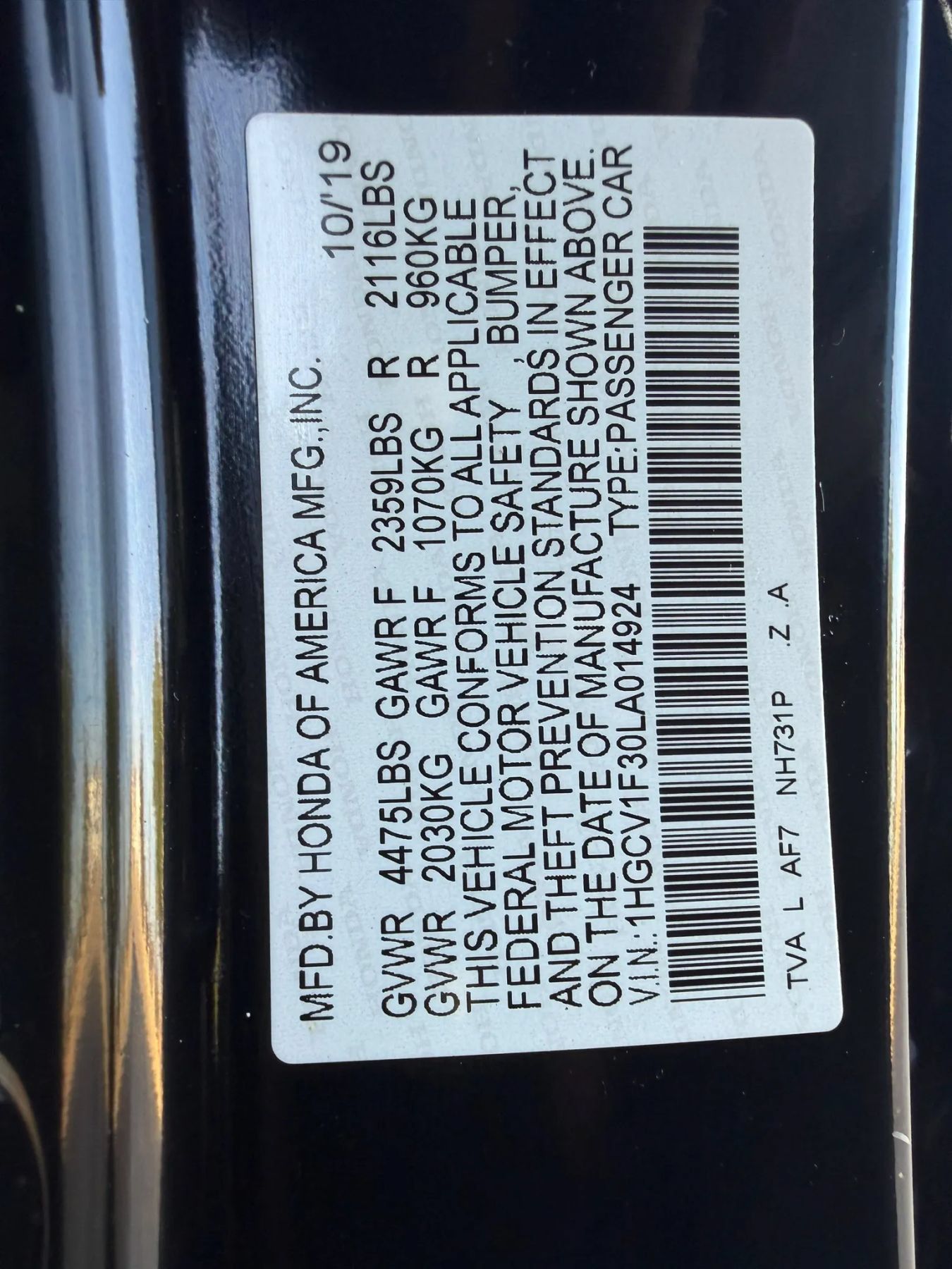 Used 2020 Honda Accord Sport image 7