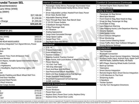 Used 2022 Hyundai Tucson SEL FWD image 20